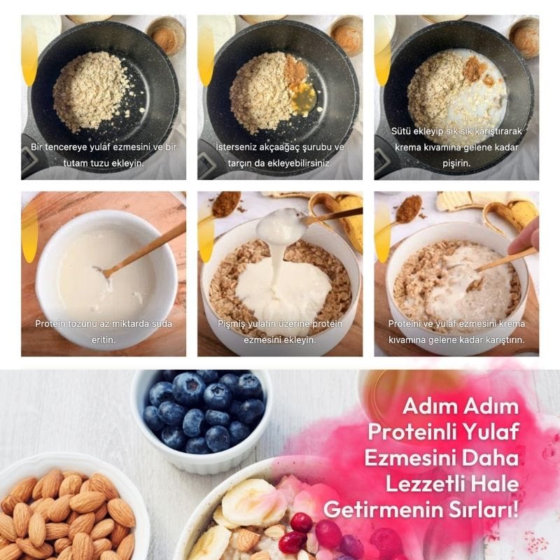Proteinli Yulaf Ezmesinin Daha Lezzetli Hale Getirmenin Sırları - KiloAl.Net